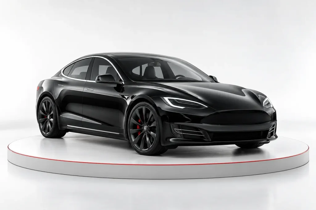 Tesla – Fahrzeug im Studio